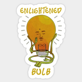 The Enlightened Bulb Sticker